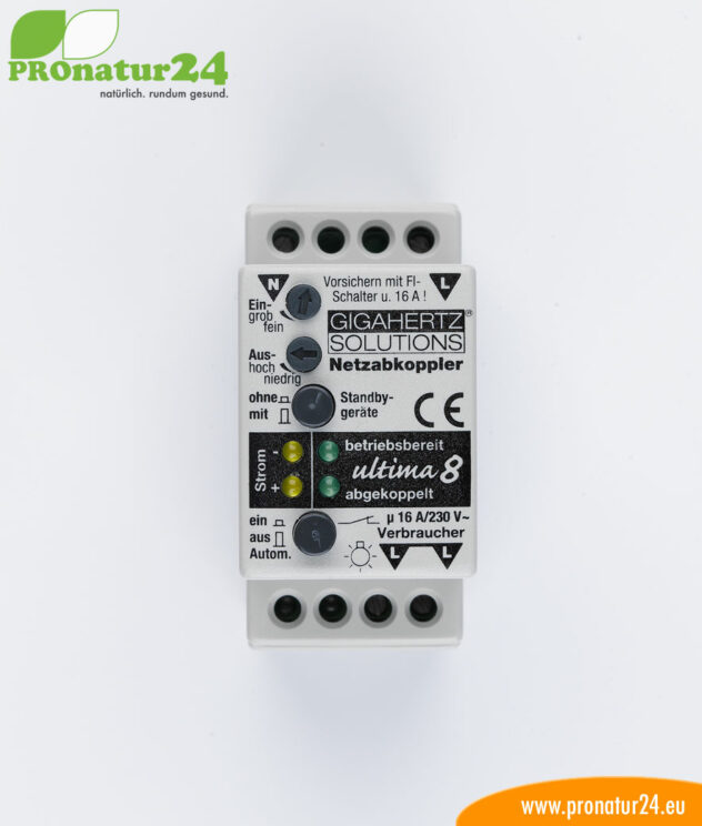 GIGAHERTZ ultima 8 demand switch for stand-by appliances, such as shutter controls, etc.