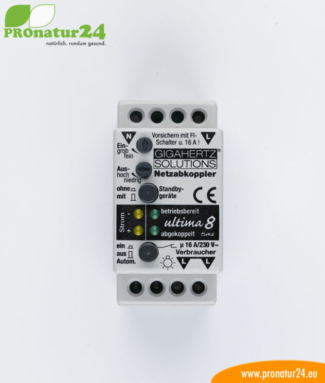 GIGAHERTZ ultima 8 time demand switch for stand-by appliances, such as waterbeds, refrigerators, etc.