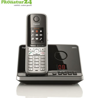 GIGASET S810A cordless telephone with answering machine, low-radiation with ECO-DECTplus