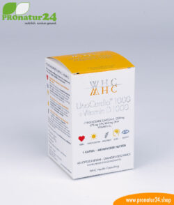 WHC UnoCardio 1000 + vitamin D 1000 (OMEGA-3 fatty acids), 60 Softgels