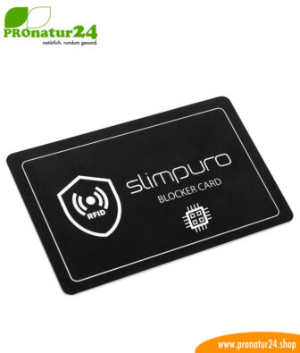 RFID NFC blocker card. Protective card & jammer / data protection for your cards in purses, wallets, and card cases