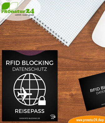 RFID NFC protective covers / data protection for credit cards, identity cards, EC cards, bank cards, and passports