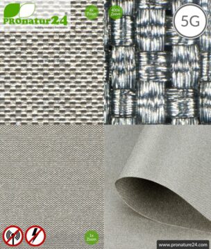 HNG80 shielding netting, up to 80 dB attenuation against HF + LF electrosmog
