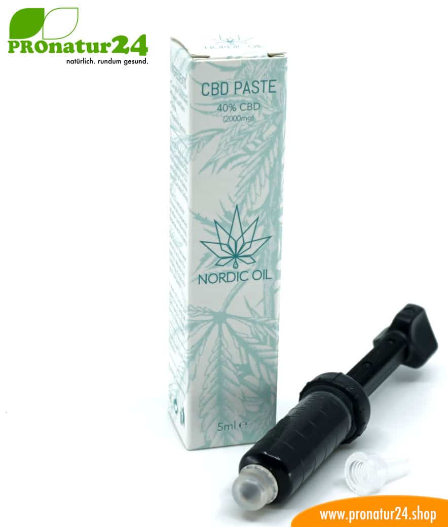 CBD PASTE cannabis plant with 40% CBD share. Without THC. Organic and vegan produced by Nordic Oil. - Image 6