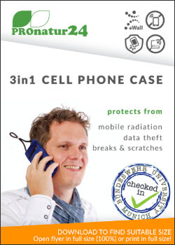 eWall cell phone case flyer