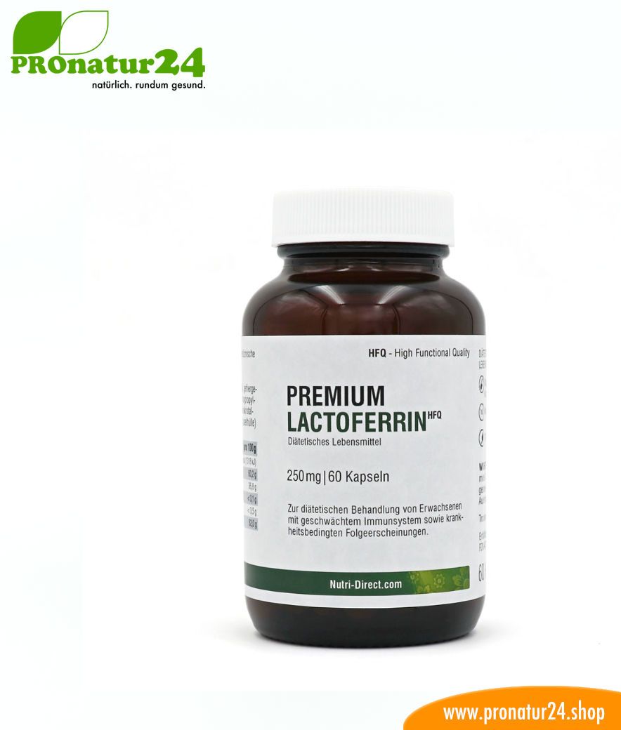 Lactoferrin, 250 mg, dietetic food › PROnatur24® international