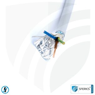 (N)HXMH(St)-J 3x 2,5 mm² shielded installation cable | halogen-free | plasticizer-free | electric cable for shielding alternating electrical fields LF | 41-4347