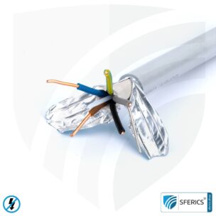 (N)HXMH(St)-J 5x 1,5 mm² shielded installation cable | halogen-free | plasticizer-free | electric cable for shielding alternating electrical fields LF | 41-4325