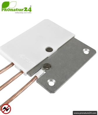 Grounding plate GS3, 80x80 mm.