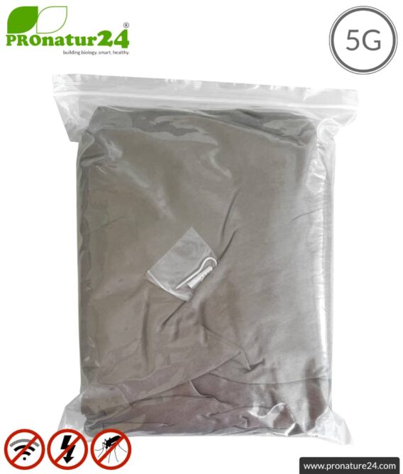 Shielding canopy Safecave Budget | DOUBLE BED PYRAMID | 99.99% shielding effect electrosmog RF (up to 47 dB screening attenuation) | groundable LF | effective against 5G!