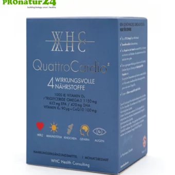 WHC Quattro Cardio (OMEGA-3 fatty acids, vitamin D3, K2 and Q10 ubiquinol)