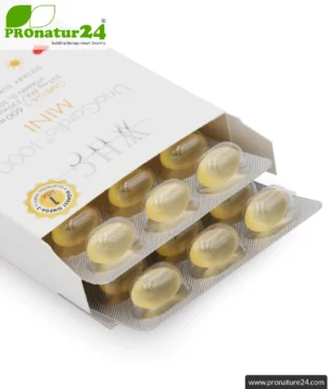 WHC UnoCardio® 1000 MINI + Vitamin D | OMEGA-3 fatty acids | 30 softgels