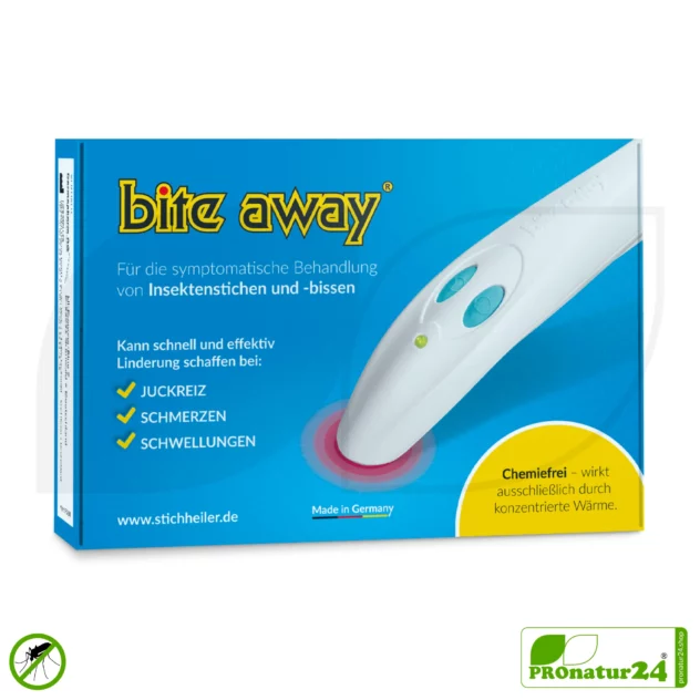 bite away® electronic bite healer | ORIGINAL bite healer for itchiness from insect bites | Electric heat pen against mosquito bites as insect bite healer