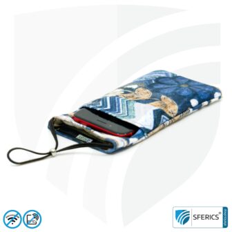 Cell phone case eWall | Special edition felix.blue | Anti electrosmog incl. 5G | 3in1 protection incl. RFID data protection | iPhone, Android, Smartphone, etc.
