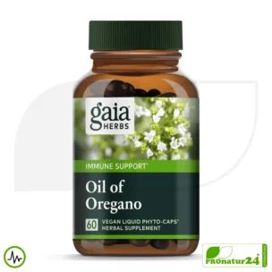 OIL OF OREGANO by Gaia Herbs | Power Plant for Natural Resilience | Digestion | Vitality | Well-Being | 60 Capsules