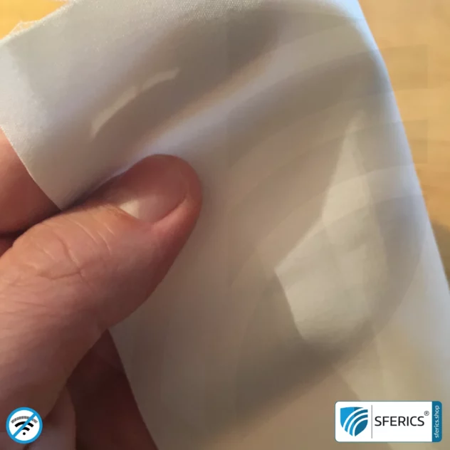 WEAR shielding fabric | ideal for making clothing | HF shielding against electrosmog up to 28 dB | protection against mobile phone radiation on the go