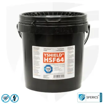 Shielding paint HSF64 | RF screening attenuation against electrosmog up to 93 dB at 40 GHz | without preservative » ideal for allergy sufferers | TÜV SÜD certified | effective at 5G! 9 Shielding paint HSF64 | RF screening attenuation against electrosmog up to 93 dB at 40 GHz | without preservative » ideal for allergy sufferers | TÜV SÜD certified | effective at 5G!