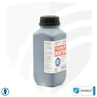 Shielding paint NSF34 | LF screening attenuation against electrosmog up to 80 dB | protection against low-frequency electrical fields (domestic electricity) | TÜV SÜD certified 13 Shielding paint NSF34 | LF screening attenuation against electrosmog up to 80 dB | protection against low-frequency electrical fields (domestic electricity) | TÜV SÜD certified
