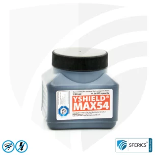 Sample set RF shielding paints | Protection against electrosmog EMF with 250 mL filling quantity each | TÜV SÜD certified | perfect for material tests in practice before purchase