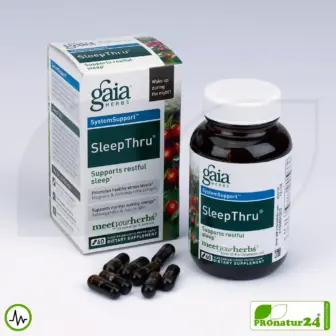 SLEEPTHRU by gaia HERBS | for restful nights | 60 Capsules 7 SLEEPTHRU by gaia HERBS | For Restful Nights | 60 Capsules