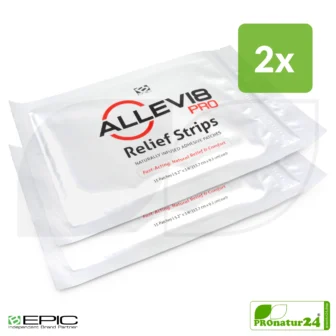ALLEVI8 PRO Energy Patch – 15 Pieces – Dr. Minsoo Kim, Korea / B-EPIC | +1 Piece FREE for testing per customer* | ORIGINAL Relief Strips based on the same patent (as before) 28 ALLEVI8 PRO | 30 pieces | 2 packs of 15 patches each in a value set | ORIGINAL tape by the inventor Dr. Minsoo Kim, BEPIC