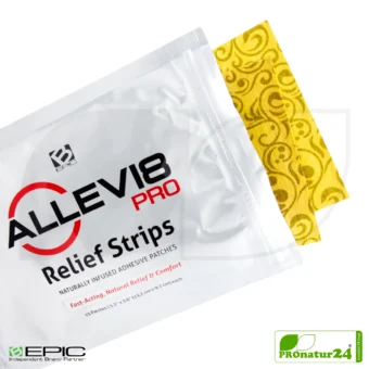 ALLEVI8 PRO | 15 Relief Strips per pack | +1 FREE patch for testing per customer* | ORIGINAL tape based on the same patent (as before) - from inventor Dr. Minsoo Kim, Korea / B-EPIC