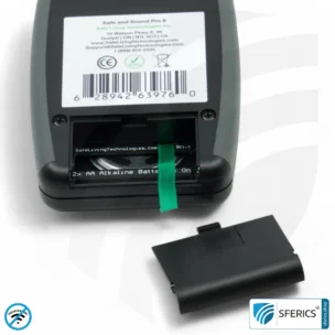 SAFE AND SOUND PRO 2 Electrosmog Detector | Unique measuring range up to 3.180.000 µW/m² | Semi-professional broadband HF measuring device for beginners | Detection of EMF radiation up to 8 GHz, including 5G! | Latest Model 2024