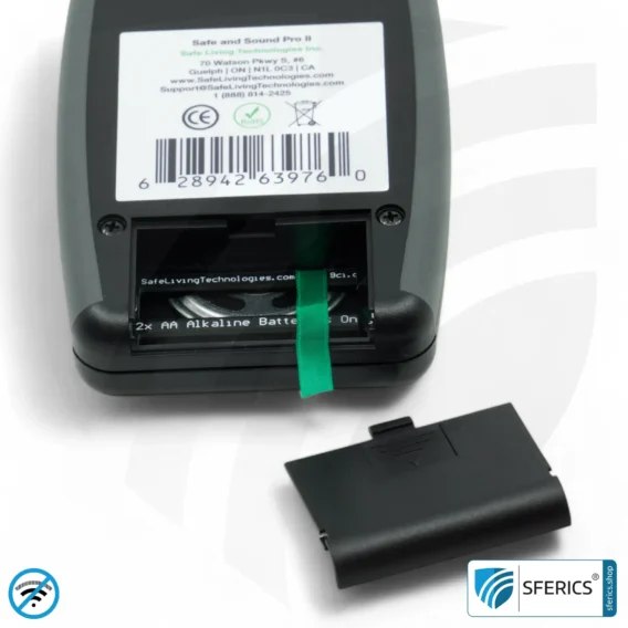 SAFE AND SOUND PRO 2 Electrosmog Detector | Unique measuring range up to 3.180.000 µW/m² | Semi-professional broadband HF measuring device for beginners | Detection of EMF radiation up to 8 GHz, including 5G! | Latest Model 2024