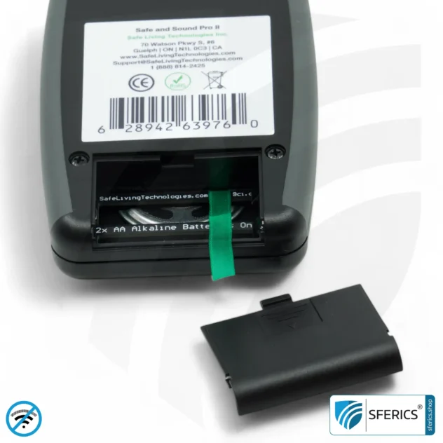 SAFE AND SOUND PRO 2 Electrosmog Detector | Unique measuring range up to 3.180.000 µW/m² | Semi-professional broadband HF measuring device for beginners | Detection of EMF radiation up to 8 GHz, including 5G! | Latest Model 2024