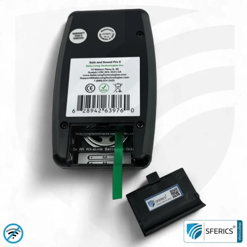 SAFE AND SOUND PRO 2 Electrosmog Detector | Unique measuring range up to 3.180.000 µW/m² | Semi-professional broadband HF measuring device for beginners | Detection of EMF radiation up to 8 GHz, including 5G! | Latest Model 2024