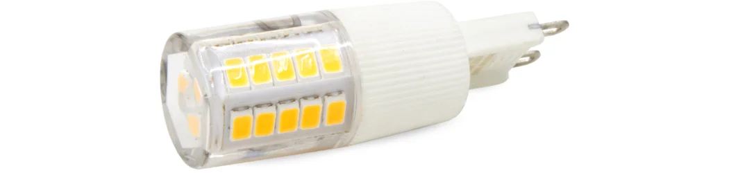 5,5 watt LED G9 | bright as 41 watts, 485 lumens | CRI 95 | flicker-free | warm white | alternative to high-voltage halogen G9 15 5,5 watt LED G9 | bright as 41 watts, 485 lumens | CRI 95 | flicker-free | warm white | alternative to high-voltage halogen G9