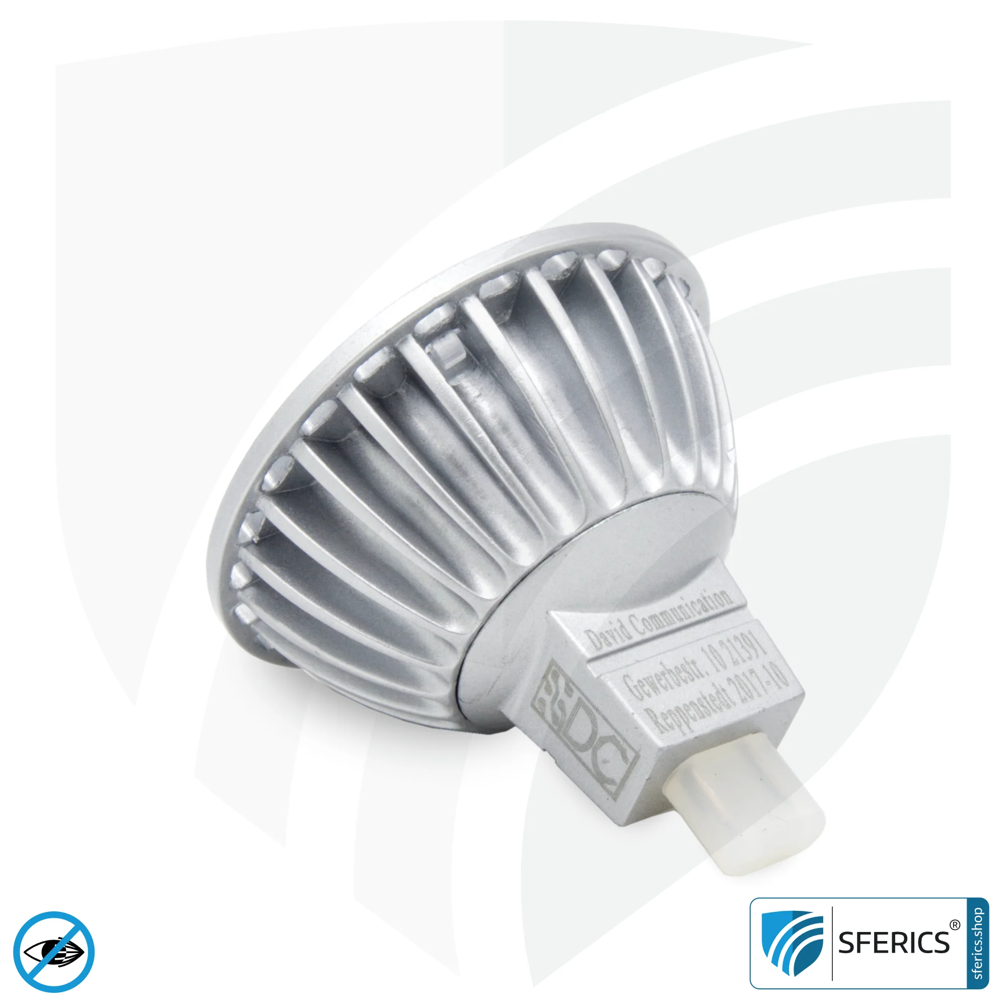 6 watt LED spot full spectrum | bright like 35 watts, 450 lumens | CRI 95 | dimmable | flicker-free | daylight | GU5.3 (MR16) | business quality 5 6 watt LED spot full spectrum | bright like 35 watts, 450 lumens | CRI 95 | dimmable | flicker-free | daylight | GU5.3 (MR16) | business quality