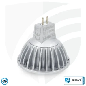 6 watt LED spot full spectrum | bright like 35 watts, 450 lumens | CRI 95 | dimmable | flicker-free | daylight | GU5.3 (MR16) | business quality 12 6 watt LED spot full spectrum | bright like 35 watts, 450 lumens | CRI 95 | dimmable | flicker-free | daylight | GU5.3 (MR16) | business quality