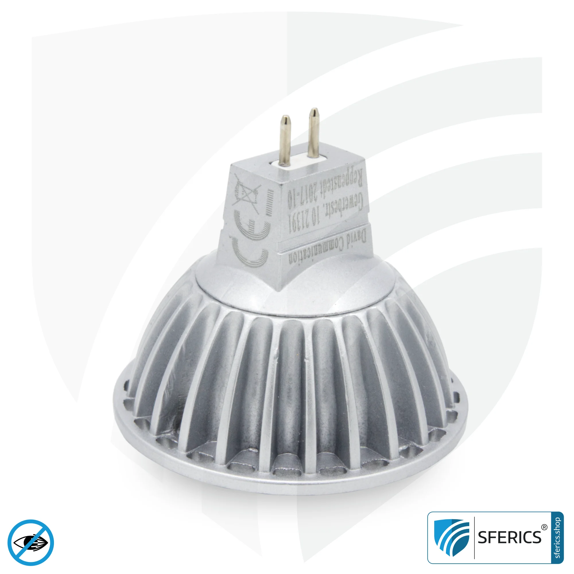 6 watt LED spot full spectrum | bright like 35 watts, 450 lumens | CRI 95 | dimmable | flicker-free | daylight | GU5.3 (MR16) | business quality 7 6 watt LED spot full spectrum | bright like 35 watts, 450 lumens | CRI 95 | dimmable | flicker-free | daylight | GU5.3 (MR16) | business quality