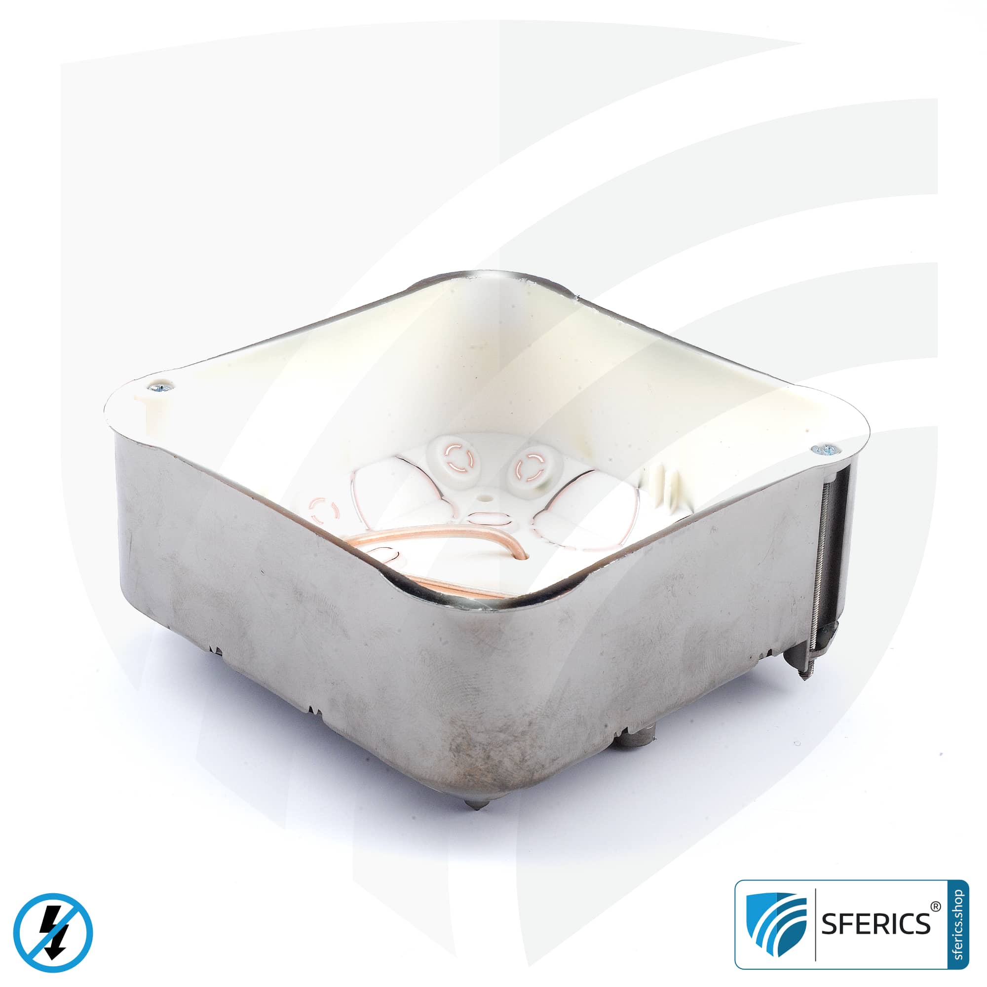 Shielded junction box | 53 mm | installation box for drywall and flush-mounted installation | halogen free 5 Shielded junction box | 53 mm | installation box for drywall and flush-mounted installation | halogen free
