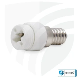 Universal adapter bulbs | G9 bulbs on E14 socket 1 Universal adapter bulbs | G9 bulbs on E14 socket