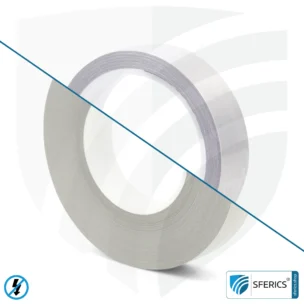 Grounding strap GSX, self-adhesive | grounding of shielding paint, shielding netting, shielding fleece, etc. 1 Grounding strap GSX, self-adhesive | grounding of shielding paint, shielding netting, shielding fleece, etc.