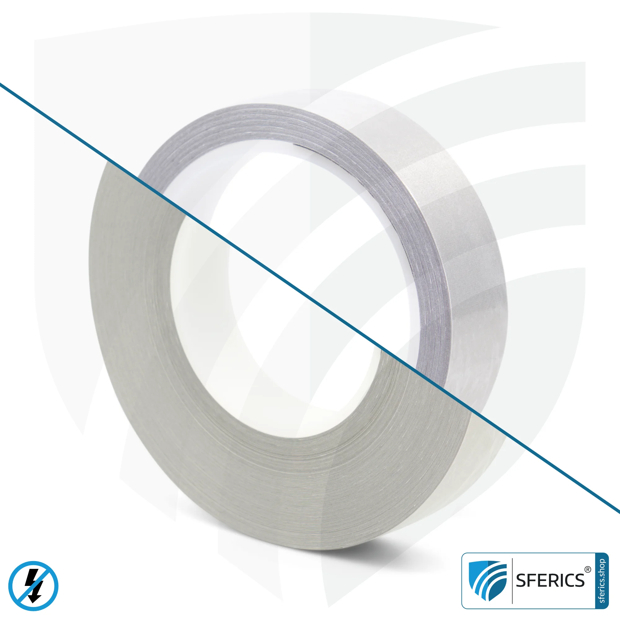 Grounding strap GSX, self-adhesive | grounding of shielding paint, shielding netting, shielding fleece, etc. 3 Grounding strap GSX, self-adhesive | grounding of shielding paint, shielding netting, shielding fleece, etc.