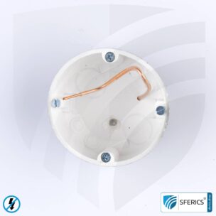 Shielded cavity wall box, flat | 47 mm | installation box in drywall, as a junction box or switch box | halogen free 7 Shielded cavity wall box, flat | 47 mm | installation box in drywall, as a junction box or switch box | halogen free