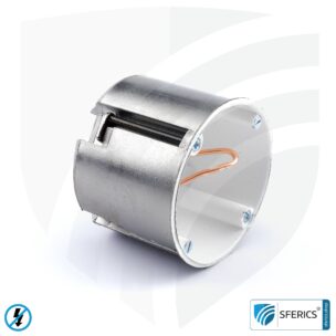 Shielded cavity wall box, deep | 59 mm | installation box in drywall, as a junction box or switch box | halogen free 1 Shielded cavity wall box, deep | 59 mm | installation box in drywall, as a junction box or switch box | halogen free