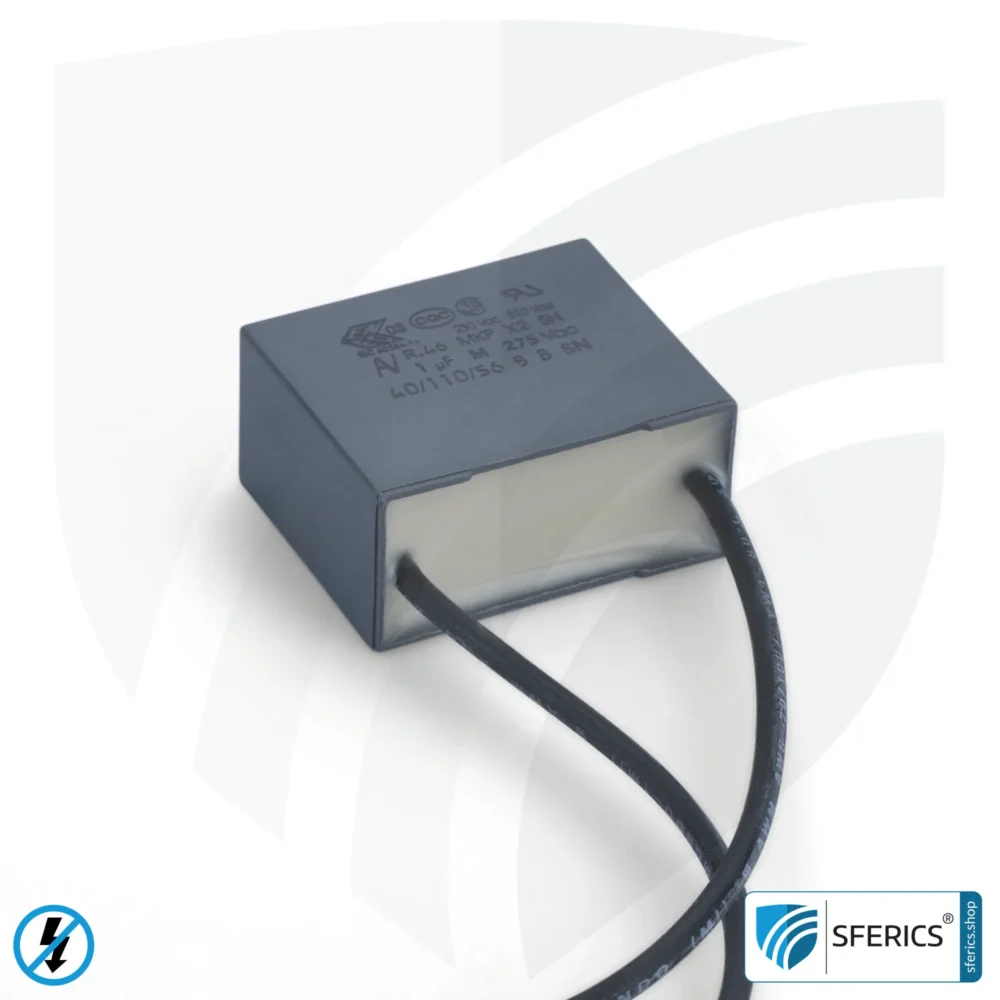X21 mains filter 1 µF | capacity filter against dirty electricity 5 X21 mains filter 1 µF | capacity filter against dirty electricity
