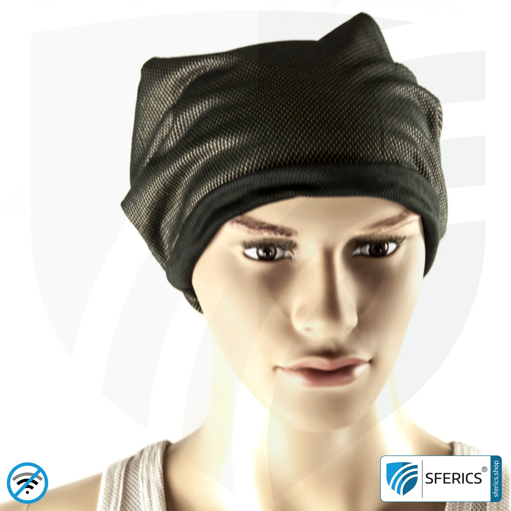 ANTIWAVE shielding cap Beany | protection against electrosmog HF with efficiency up to 99,9 % (cell phone, WIFI, LTE) | 5G ready! 4 ANTIWAVE shielding cap Beany | protection against electrosmog HF with efficiency up to 99,9 % (cell phone, WIFI, LTE) | 5G ready!