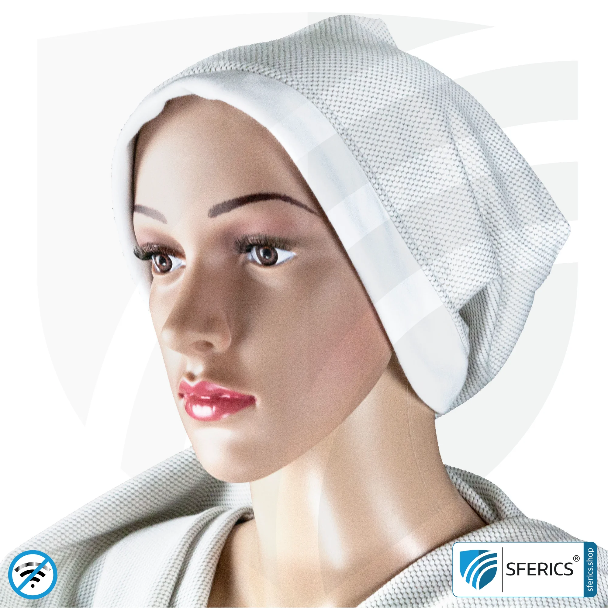 ANTIWAVE shielding cap Beany | protection against electrosmog HF with efficiency up to 99,9 % (cell phone, WIFI, LTE) | 5G ready! 3 ANTIWAVE shielding cap Beany | protection against electrosmog HF with efficiency up to 99,9 % (cell phone, WIFI, LTE) | 5G ready!