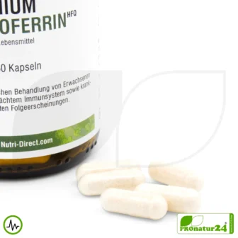 Lactoferrin HFQ capsules | 250 mg lactoferrin per capsule | premium quality dietary food