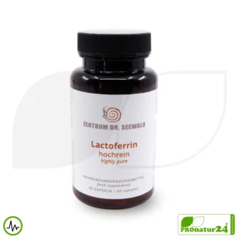 Lactoferrin 300 mg Highly Pure & Freeze-Dried | Apo-Lactoferrin = low iron | Premium Quality from Zentrum Dr. Seewald