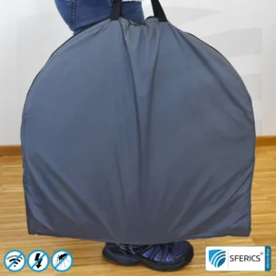 Shielding Tent SAFECAVE Pop Up Litter Tent | anti electrosmog full protection | mobile radiation protection against WIFI, cell phone, LTE, 5G, ... with efficiency up to 99,99% (44 dB) | groundable 7 Shielding Tent SAFECAVE Pop Up Litter Tent | anti electrosmog full protection | mobile radiation protection against WIFI, cell phone, LTE, 5G, ... with efficiency up to 99,99% (44 dB) | groundable