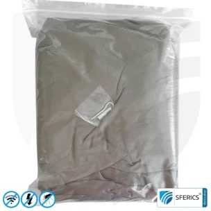 Shielding canopy electrosmog BUDGET | DOUBLE BED or GRAND KING SIZE, pyramid shape | Shielding EMF over 99,99% (44 dB) | Groundable LF | Made in China 9 Shielding canopy electrosmog BUDGET | DOUBLE BED or GRAND KING SIZE, pyramid shape | Shielding EMF over 99,99% (44 dB) | Groundable LF | Made in China