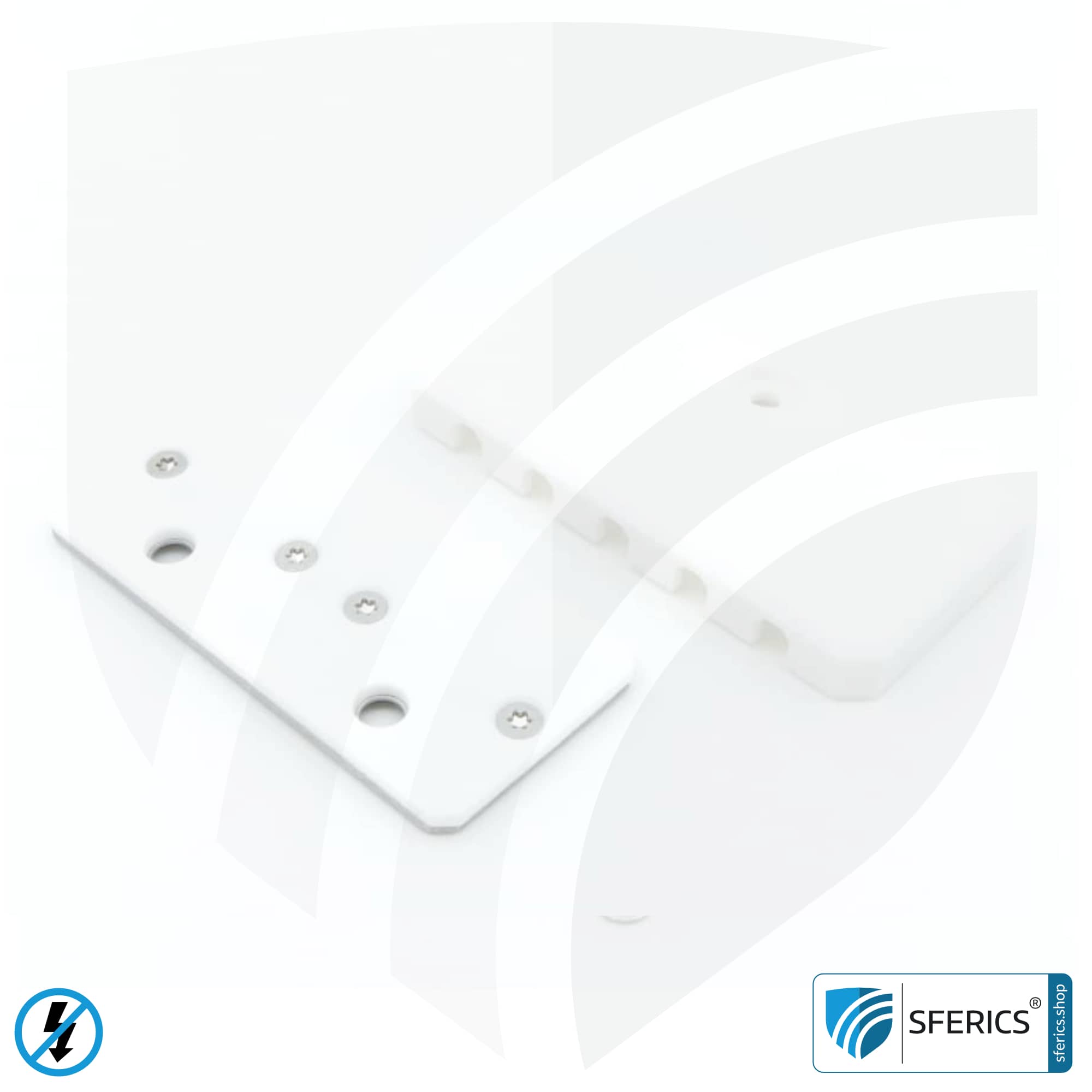 Grounding distributor | 5-fold | distribute one grounding connection to up to 4 shielding products 5 Grounding distributor | 5-fold | distribute one grounding connection to up to 4 shielding products