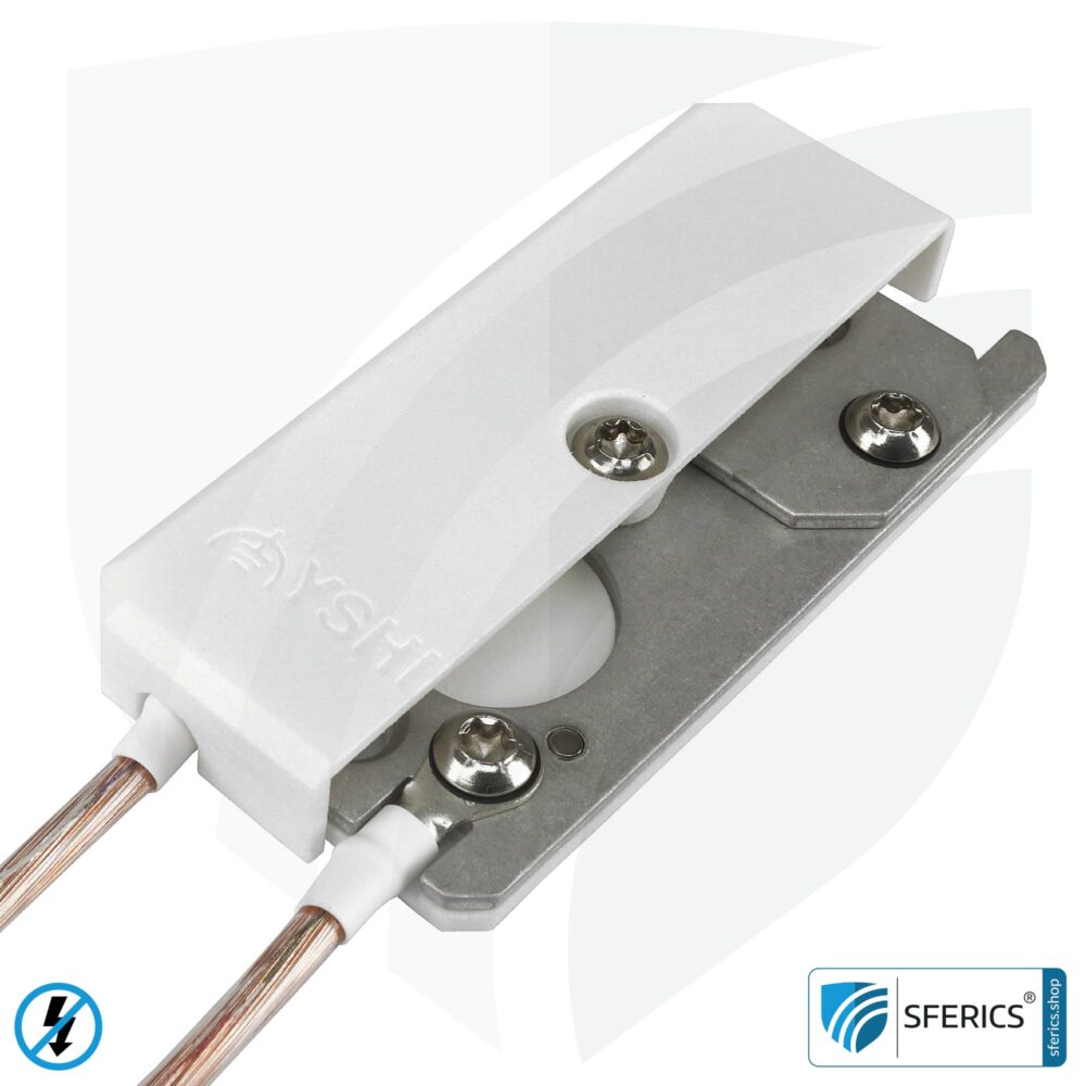 Grounding housing, stationary | grounding of shielded surfaces | indoors and outdoors