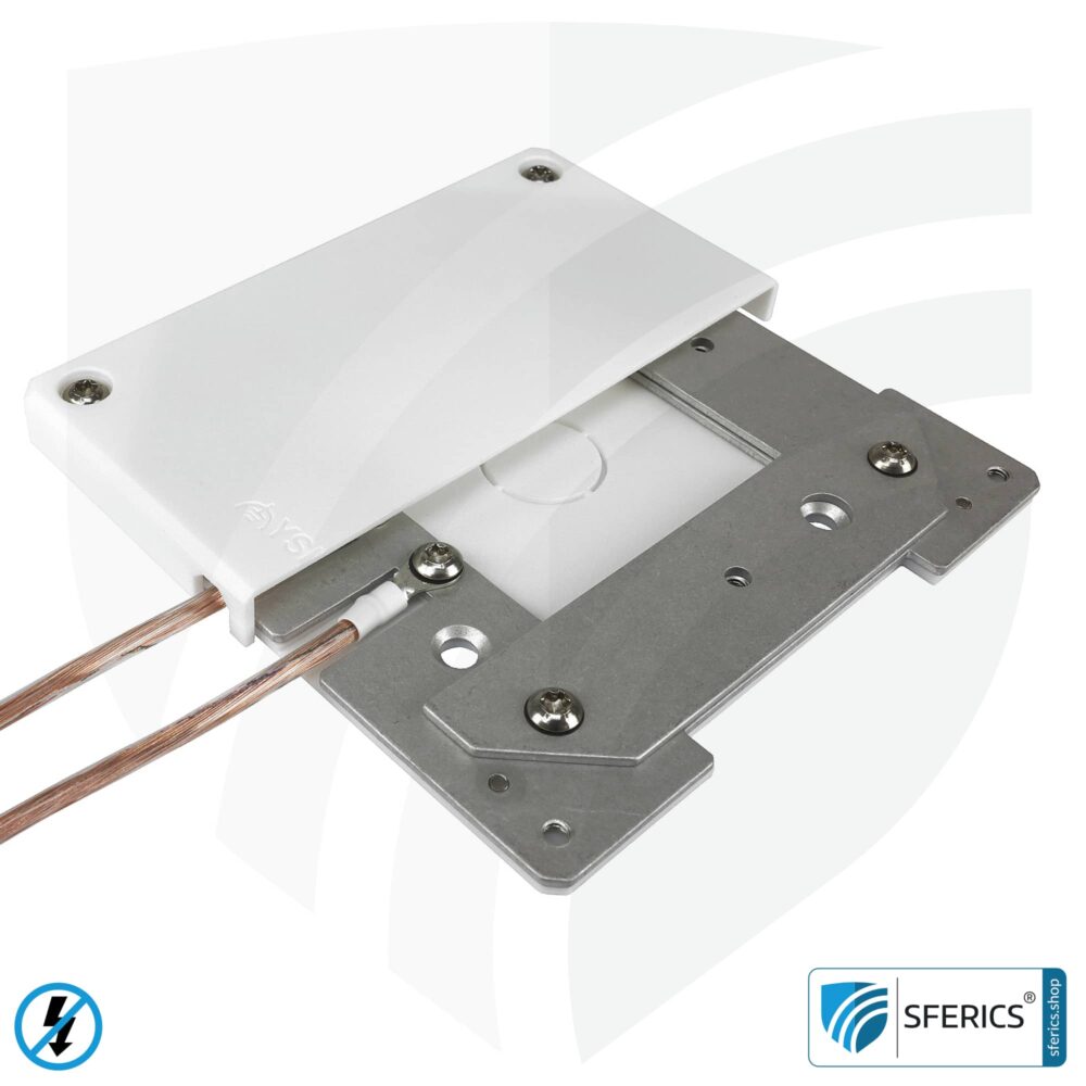 Grounding housing, stationary | grounding of shielded surfaces | indoors and outdoors